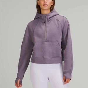 Lululemon Half-Zip Scuba - Dusty Lavender